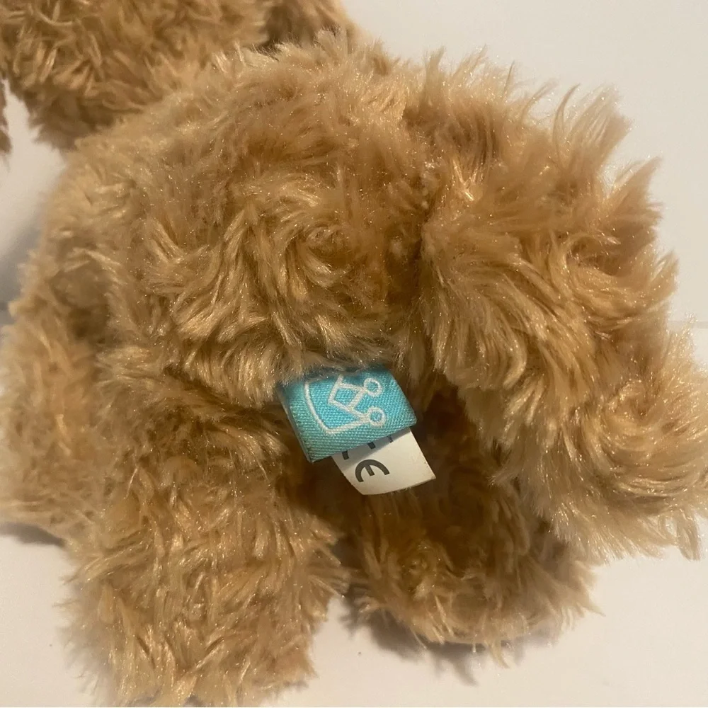 Manhattan Toy Puppy Dog Plush Tan Stuffed Animal 8” Soft Cuddle Toy - Picture 6 of 6